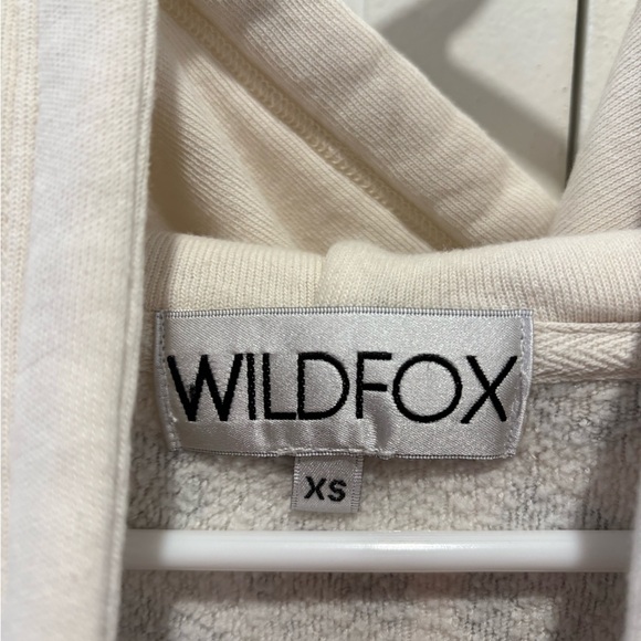 Wildfox Leopard Print Hoodie with Red and Gray Accents - Picture 4 of 5